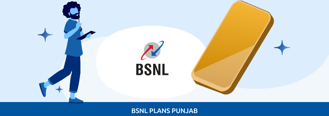 A man analysing the different BSNL plans in Punjab