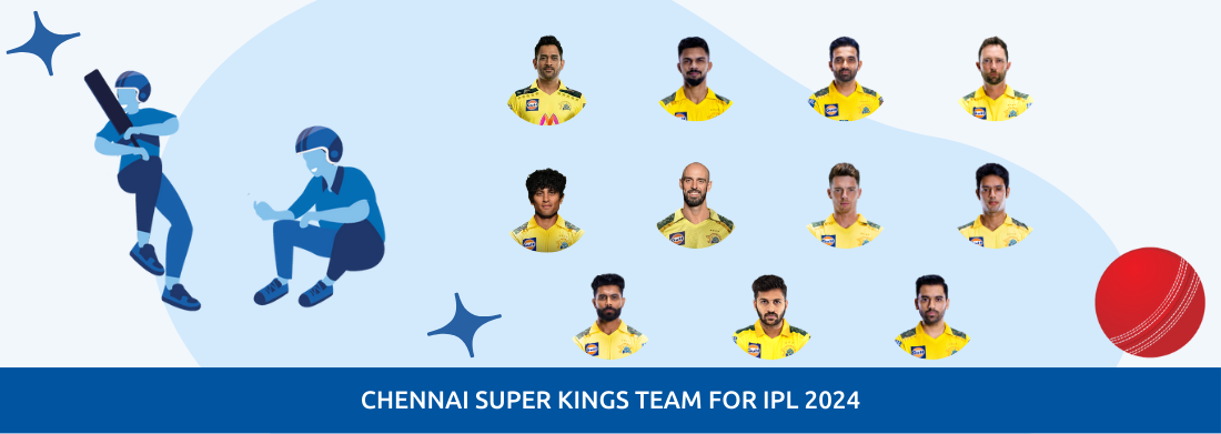 chennai super kings top 11 players for 2024