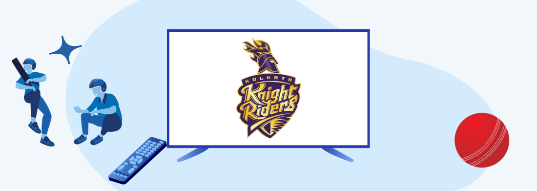 kolkata knight riders logo on tv