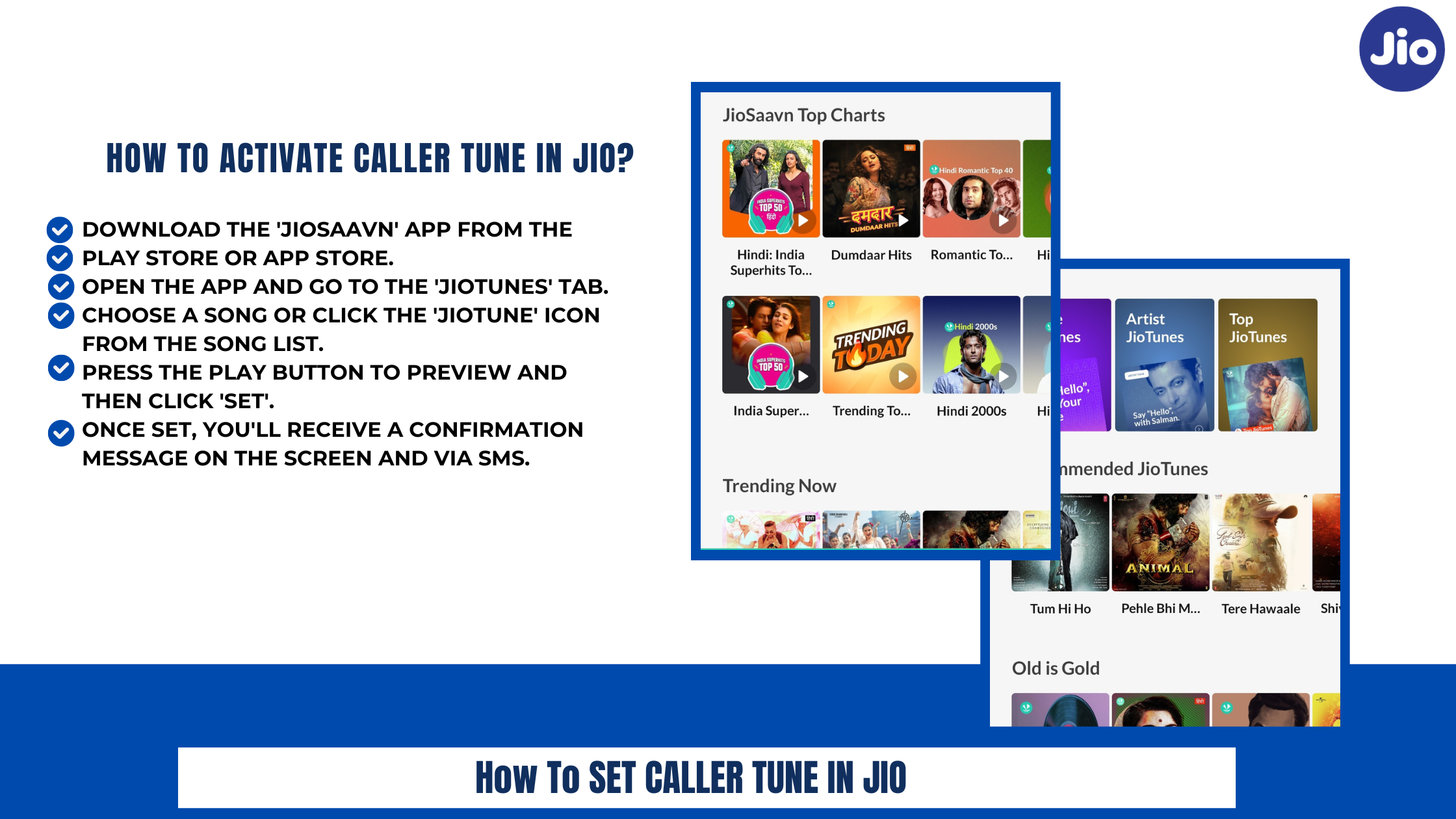 set jio caller tune