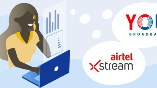 airtel xstream vs you broadband