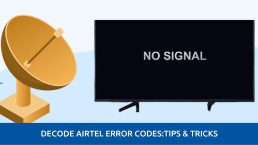 airtel dth error codes