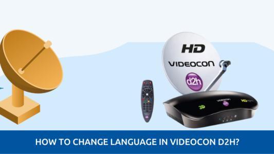 Videocon d2h Language Change
