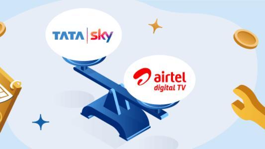 compare airtel dth and tataplay