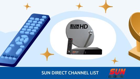 list of Sun Direct Channels