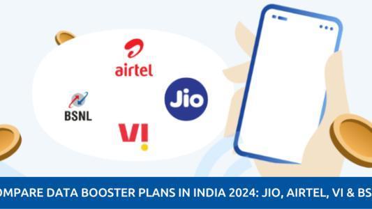 data booster plans in india 2024: vi, jio, bsnl and airtel