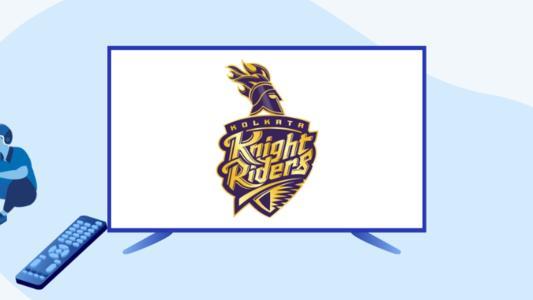 kolkata knight riders logo on tv